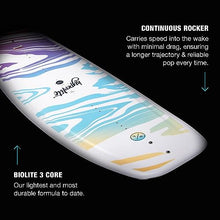 Hyperlite Divine Jr. Kids Wakeboard Package with Jinx Bindings for Girls - Beginner to Intermediate Riders - 119cm, Size 12K-2, Multi-color