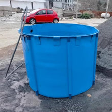 LZMZMQ 3ft/6ft/9ft/13ft/16ft/19ft/23ft/26ft/30ft/33ft Diameter Pool Above Ground, Blue Frame Swimming Pool Large Capacity, Circular Thickening Pool Removable(1.8X0.8M/2034L/530GAL)