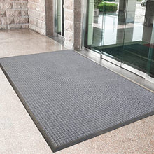 Large Doormat Washable Indoor Outdoor, Front Door Mats for Entrance Hallway, Welcome Entryway Rugs Dirt Trapper Non Slip Washable (Color : Gray, Size : 120x240cm/47x94.5in)
