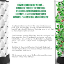 FLTRGO Vertical Hydroponic Indoor Growing System, Hydroponic Tower Grow System Kit, Multi-Layer Grow Tower for Grow Herbs, Fruits, Vegetables,6Layers 48 pots