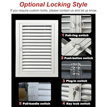 Ventilated Access Panel with Louvered Plate, Air Vent Access Hatch for Plumbing/Drywall, 12x16 18x22 28x32 36x36 38x48 Inch Large Wall Hole Cover Inspection Door(30x48in)