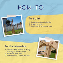 Funphix Kids Klubhouse Wooden Playhouse with Table & Benches