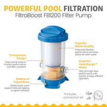 Funsicle Quickset 18' x 48" Round Above Ground Swimming Pool w/Accessories