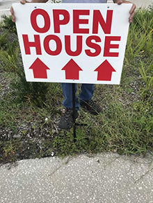 Yard Signs 20 Pack T-Bar Sign Stakes 42, Made in USA, Heavy Duty Metal Stake 42 Tall, Use with Signs 18x24 Inch or 24x36 Inch, T-Bar Stake, Signs are Not Included, (20TBarStake)