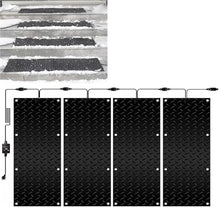 iumLeap Heated Snow Melting Mat - Winter Ice Melt Solutions for Stairs, Steps, and Doorways, 10x30inch-4 Pieces