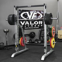 Valor Fitness Smith Machine Home Gym Equipment Metallic Grey