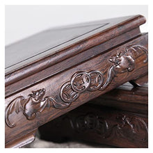 YYBOES Plant Pedestal Stand Wooden Vase Base Square Wooden Vase Display Stand Indoor Flower Pot Stand Flower Pot Container Display Stand Pedestal Stands for Display
