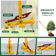 Gaommini High-Leverage Sapling Puller Tool Heavy Duty Tree Root Puller for Shrubs Vines & Thorns Effort-Saving Manual Root Remover
