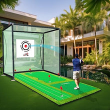 YUNIC Golf Putting Green Premium Nylon Training Mat Green