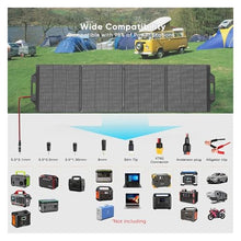 200W Portable Solar Panel for Power Station Generator, 19.8V Foldable Solar Cell Solar High-Efficiency