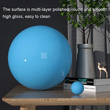 DULAI Mirror Finish Garden Ball,Gazing Balls, Stainless Steel Sky Blue Gazing Ball,Seamless ​Gazing Globe Garden Decorations,Counter,Window Decoration Hollow Ball Ornaments (Color : Sky Blue) (Color