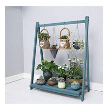 MIIKHI Flower Pot Display Rack Modern Creative Flower Rack Hanging Flower Pots Rack Flower Stand Wood Flower Stand Stand Plant Stand Hanging Plant Stand Indoor Plant Shelf Indoo