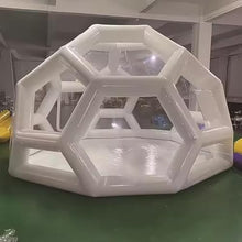 AIRMAT FACTORY 10x10 ft PVC Inflatable Garden Dome Tent, Clear Starry Sky Inflatable Igloo Tent for Outdoor Camping, Backyard Parties, Events & Stargazing