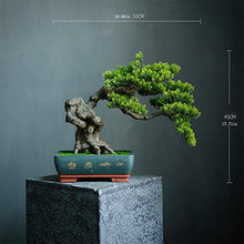 YXIANG56Q Fake Plants Grade Simulation Welcome to Tree Tree Bonsai Hotel Office Tea Several Live Hall Extreme Decoration Beautiful Items Bonsai Tree(D)