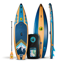 Body Glove Performer 11 ISUP Paddle Board Package Blue/Wood