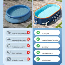 Frame Outdoor Swimming Pool Portable Foldable Above Ground Swimming Pool