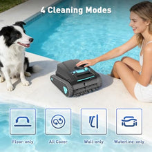 KKI Cordless Robotic Pool Cleaner, for Inground & Above Ground Pools Black