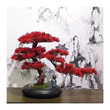 YXIANG56Q Fake Plants Large Simulated Pine Bonsai Decoration Pine Bonsai Living Room Indoor Artificial Bonsai Decoration Bonsai Tree(B)