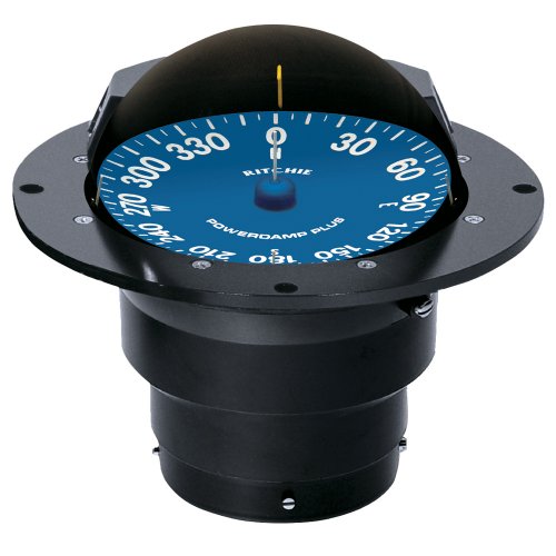 Boating Accessories Supersport SS5000 Ritchie Navigation Compass Flush Black Card Light Green