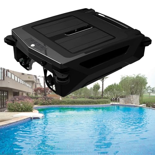Solar-Powered Robotic Pool Cleaner - Cordless Skimmer with Dual Charging, Smart Obstacle Avoidance, 2 Cleaning Modes, Efficient Pool Vacuum for Sparkling Clean Pools