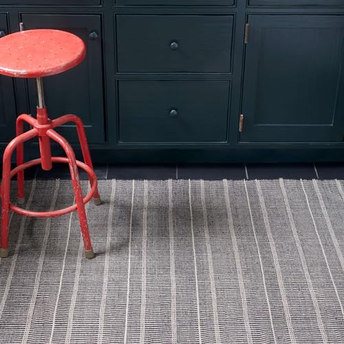 Dash & Albert Samson Indoor/Outdoor Area Rug 5' x 8' Black