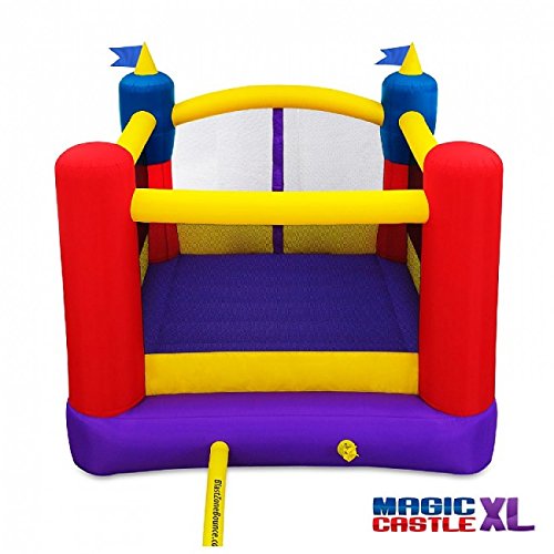Blast Zone Magic Castle XL10 Inflatable Bouncer with Blower Red/Yellow