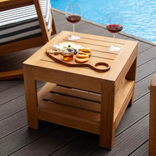 Cambridge Casual Newport Deep Seating Rocking Chair Set of 3 with Stripe Cushion, Includes 2 Rocking Chairs and Side Table, Removable Cushion, Perfect for Poolside, Backyard, Balcony, or Sunroom