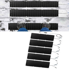 XYWGBMS Heated Snow Melting Outdoor Mats, Rubber Heated Snow and Ice Melting Mat, Roof Heated Outdoor Mats, Non-Slip Winter Outdoor Snow Mat,Winter Removal and Ice Melt Prod,5 Pcs-40x200cm/15.7x79in