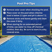 In The Swim 24' x 40' Premium Blue Rectangle Solar Pool Cover 12 Mil