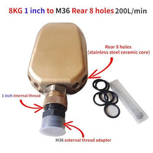 Bolisila 1 Inch Internal Thread High-Pressure Cleaning Machine Pipeline Dredging Nozzle 110L-600L Stainless Steel Ceramic Core Nozzle(8KG 1inch-M36 200L)