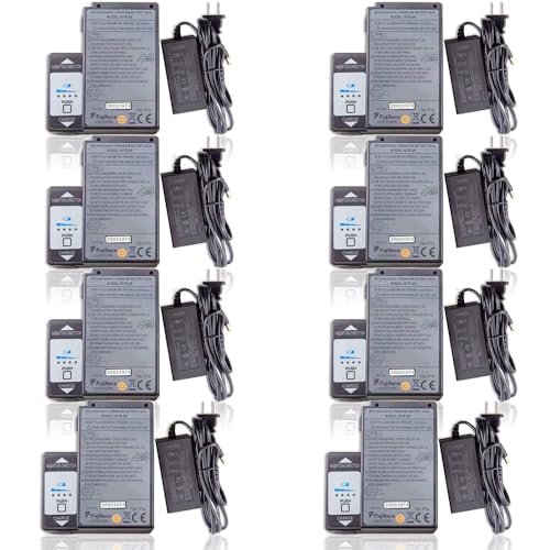 LCCJYHJFFHH «8 Pack» 7800mAh 14.8V BTR-09 Battery for Fujikura Fusion Splicer FSM-601S FSM-602S FSM-61S FSM-62S FSM-702R FSM-70R FSM-70S FSM-80C FSM-80C+ FSM-80S with Charger