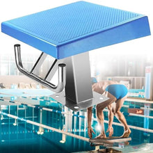 PioMue Diving Starting Block for Swimming Competitions & Training, One-Piece Diving Starting Block, 15° Incline Angle, 660 Lbs Load Capacity, Ideal for Swimming Competitions and Training