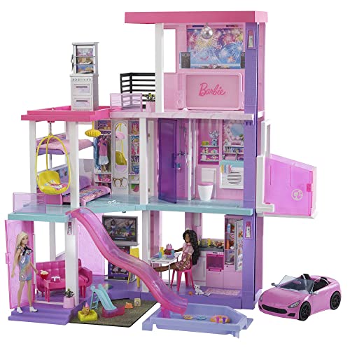 Barbie 60th Celebration DreamHouse Playset with Dolls & Accessories Multicolor
