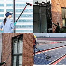 Teleswindow Cleaning Tools Solar Panel Cleaning Brush Telespoles are Taller/Longer/Lighter/More Durable/More Efficient/Safer/6M/12Ft