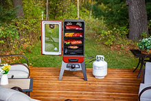 Pit Boss 3-Series Gas Vertical Smoker, Red Hammertone - 10773