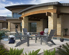 POLYWOOD Quattro 5-Piece Adirondack Chair Conversation Set