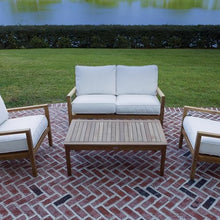 Royal Teak Collection COA2-GRANITE Coastal Love Seat Outdoor Couch, Granite