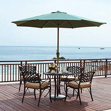 RWGOVLU Overhanging Umbrella Outdoor Garden Parasols 9Ft Patio Umbrella Outdoor Sun Shade Umbrella, Table Umbrella For Garden Pool Deck Market Umbrella (Color : White, Size : 9