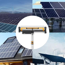 iumLeap 7.5m Adjustable Solar Panel Cleaning Brush, Electric Pv Panel Cleaning Roller Brush, Automatic Water Supply Cleaner, with Extendable Pole(Mains)