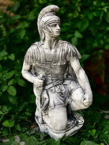 Realistic roman soldier statue Massive greek statue Soldier sculpture for garden Soldier figure Unique ornament Aniqua garden gift Greek god zeus statue Large bust david sculpture Nude backyard statue