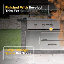 Coyote 42-Inch Access Door and Drawer Combo with Warming Drawer - CCD-WD