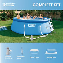 INTEX Easy Set 15 ft x 48in Inflatable Ring Above Ground Pool Set w/Pump