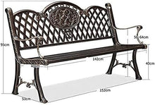 ERoomQ Outdoor Garden Bench Garden Bench Outdoor Patio Bench Park Terrace Bench Retro Garden Bench Decorative Lawn Bench for Porch,Lawn,Yard
