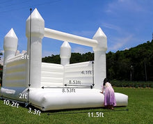 Okayego 13.5FT White Bounce House Castle with 750W Blower