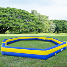 WARSUN Giant 26Ft Inflatable Gaga Ball Pit with Built-in Blower Blue&Yellow
