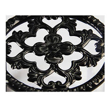 SIDUFHAOPKLL Wrought Iron Mini Plant Stand Desktop Flower Pot Holder Home Garden Indoor Display Shelf - Black