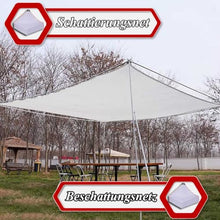 Sun Shade Cloth With Grommets, Outdoor Garden Shade Netting Shade Sail 55% Shade Mesh Tarp,white Shade Cover1x2.0m 2x2.0m 2x5.0m 2x8.0m 3x5.0m 4X6.0m Sunblock Shade Cloth(6x12.0m(19.7x39.4ft))