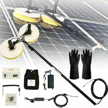 Electric Solar Photovoltaic Panel Cleaning,3.5m/5.5m/7.5m Extendable Solar Panel Cleaning Brush,Strong Cleaning Power, Outdoor Washing Device Tool