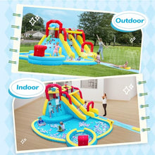 ELEMARA XL Inflatable Water Slides Blue