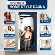 Etsuosy Portable Steam Sauna, Personal Full Body Sauna Spa for Home Relaxation, 2 Liters 1000 Watt Steamer, Remote Control, Portable Sauna Chair